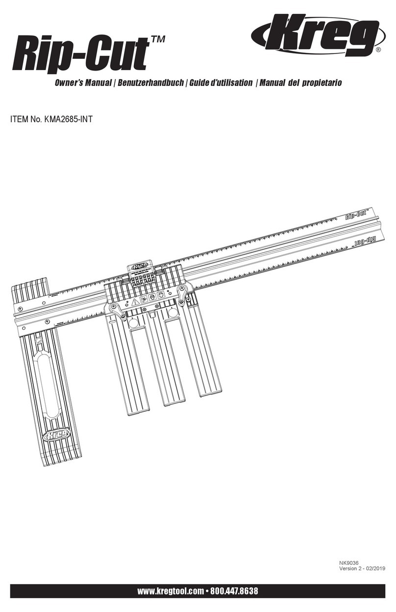 Kreg Rip-Cut KMA2685-INT owner's manual