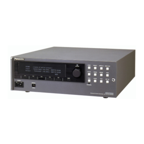 Panasonic AJUFC1800 - HD STANDARDS CONVERT System reference