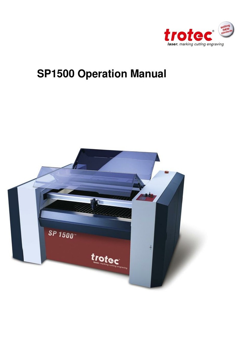Trotec SP1500 Operation manual
