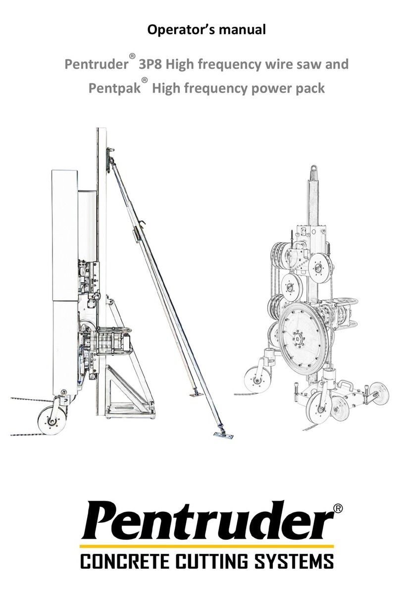 Pentruder 3P8 Operator's manual