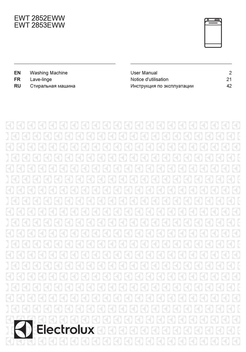 Electrolux EWT 2852EWW User manual