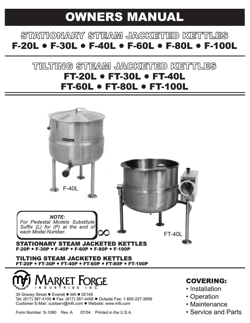 Market Forge Industries F-20L User manual
