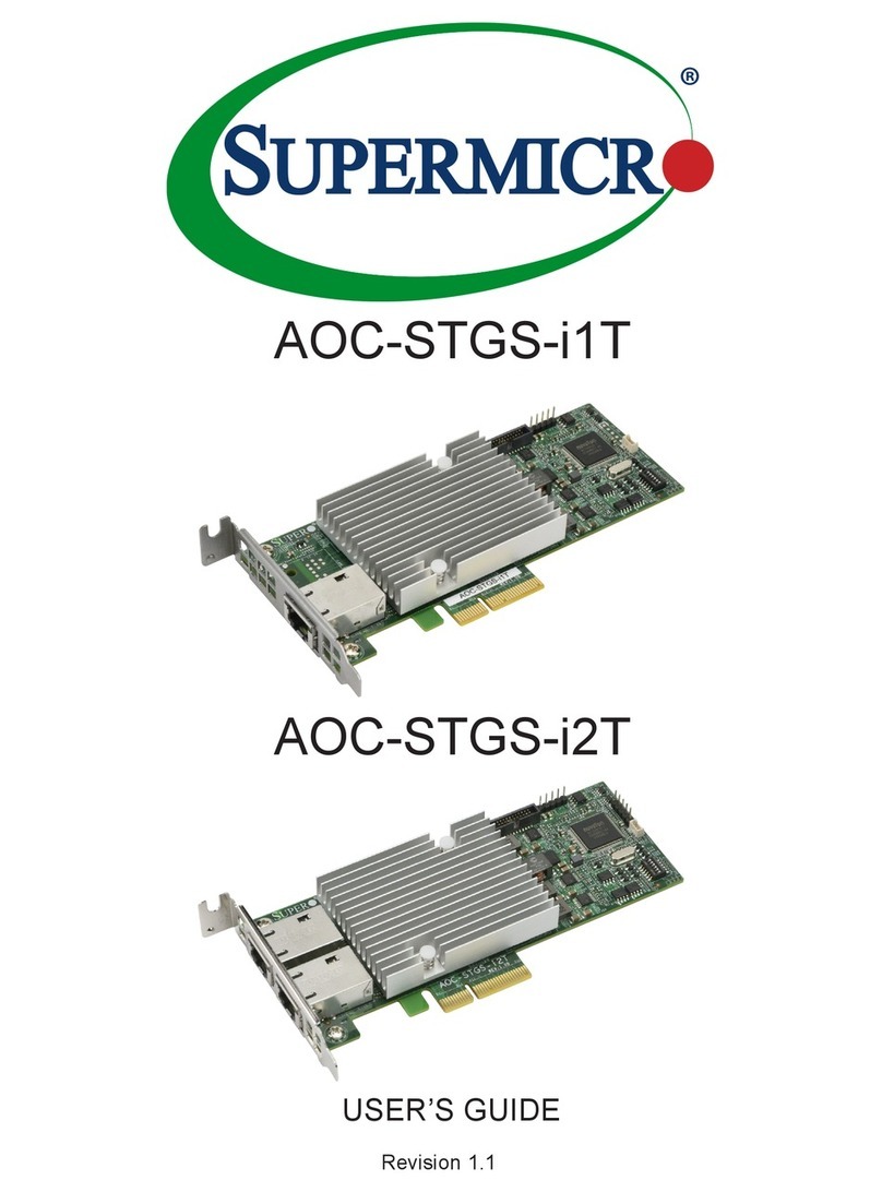 Supermicro AOC-STGS-i1T User manual