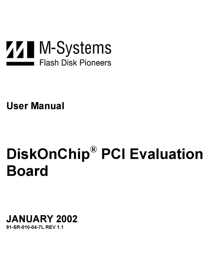 M-Systems Flash Disk Pioneers DiskOnChip user manual