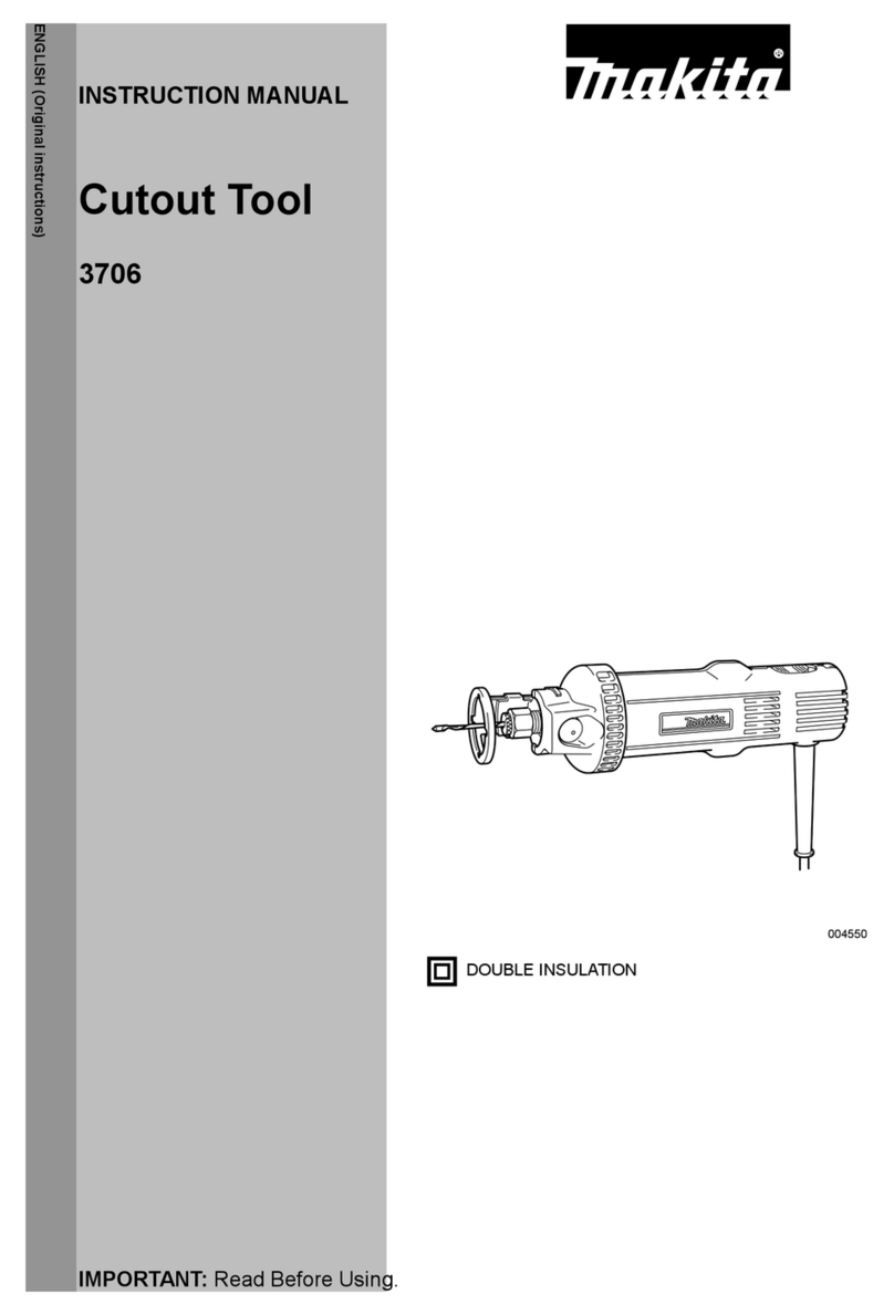 Makita 3706 User manual Makita 3706 User manual