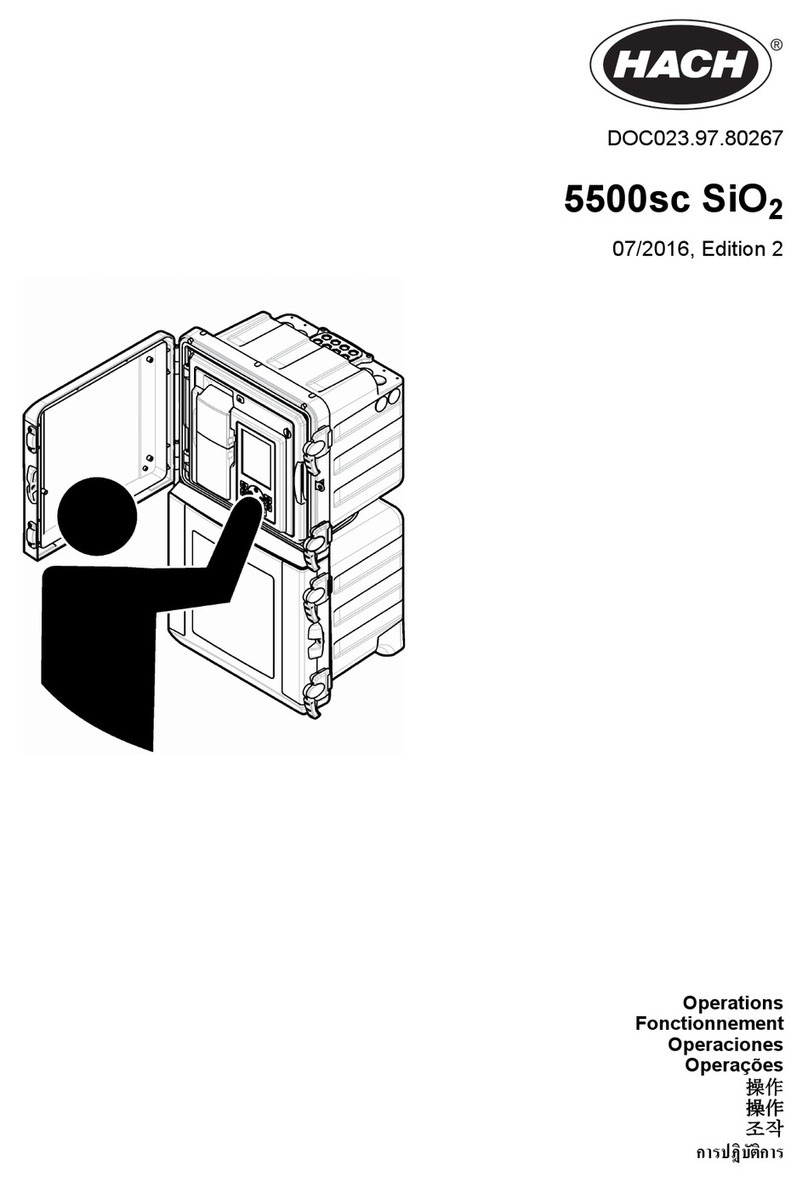 Hach 500sc SiO2 Instruction Manual