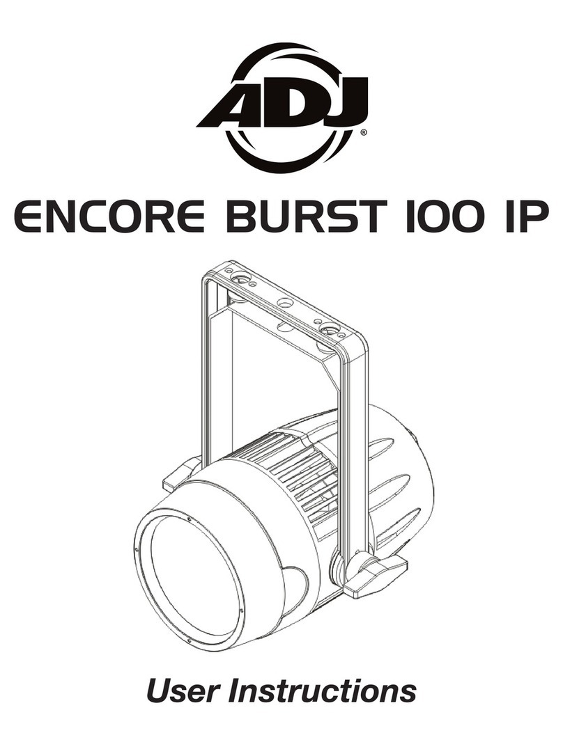 ADJ ENCORE BURST 100 IP User manual