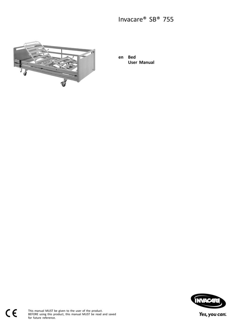 Invacare SB 755 user manual