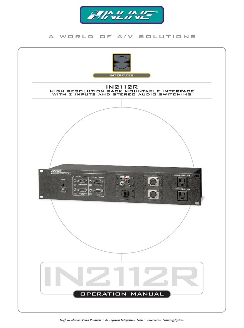 Inline IN2112R User manual Inline IN2112R User manual