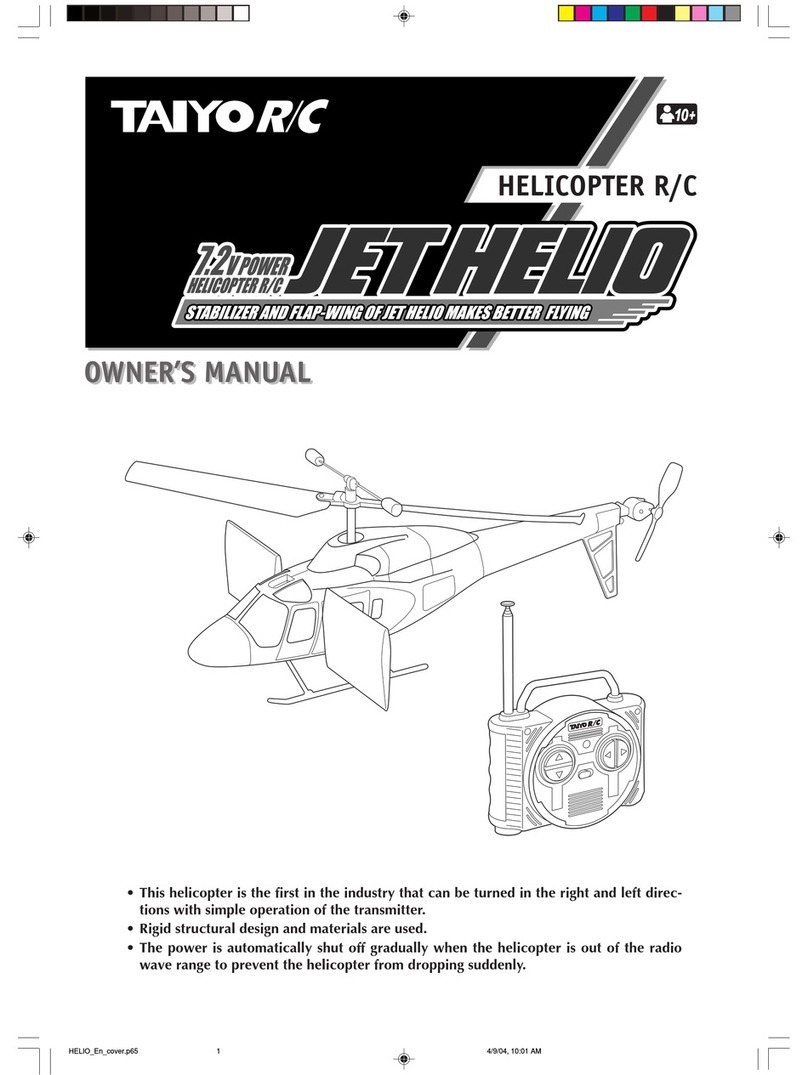 Taiyo R/C Jet Helio owner's manual