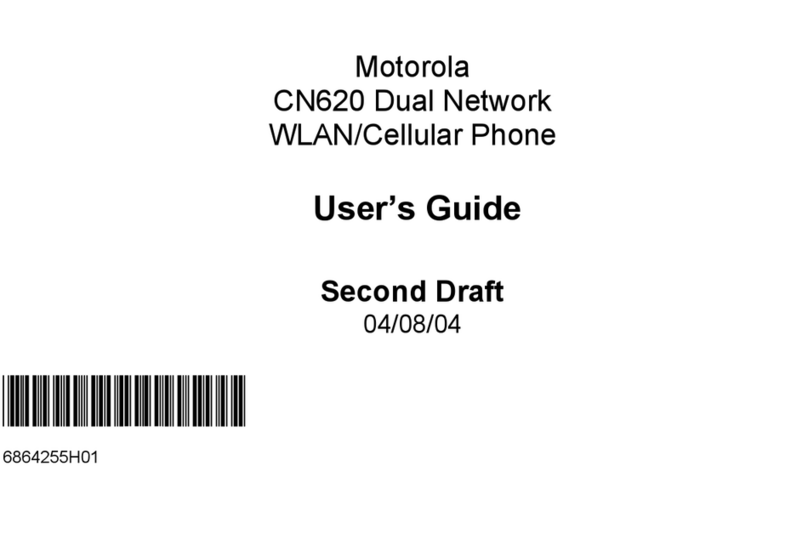 Motorola CN620 User manual Motorola CN620 User manual
