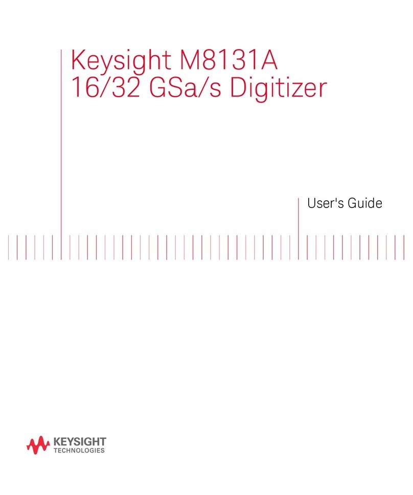 Keysight M8131A User manual