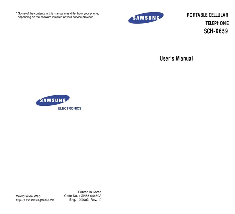 Samsung SCH-X659 User manual