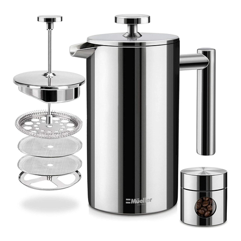 Mueller FRENCH PRESS instruction manual