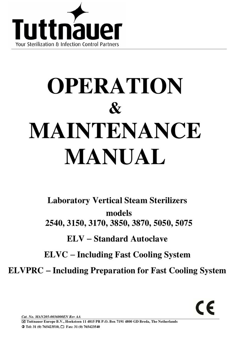Tuttnauer Valueklave 2540 Instruction manual