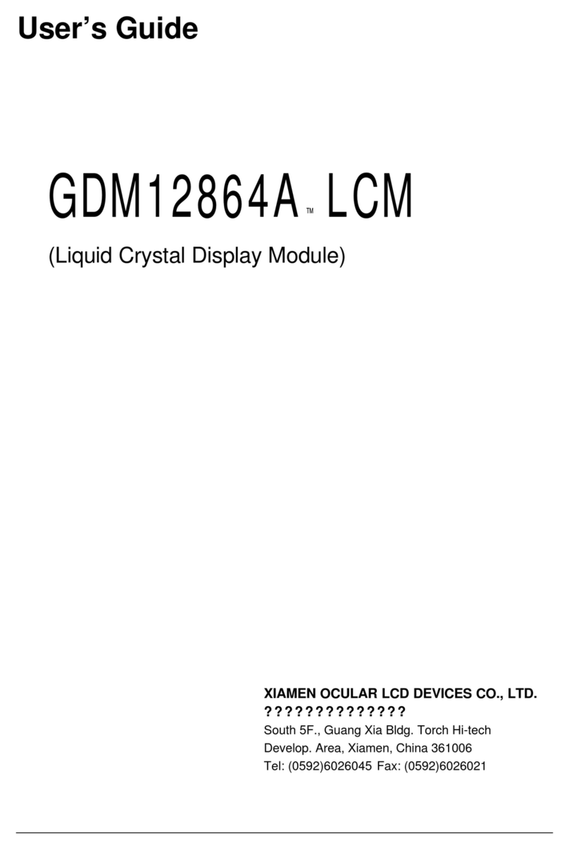 XIAMEN OCULAR GDM12864A User manual
