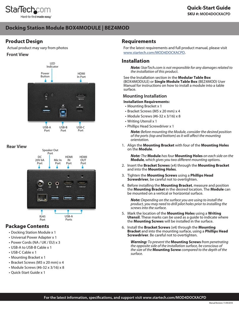 StarTech.com BOX4MODULE quick start guide