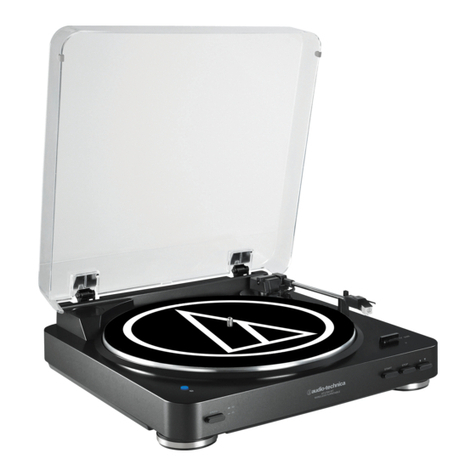 Audio Technica AT-LP60-BT Installation and operation