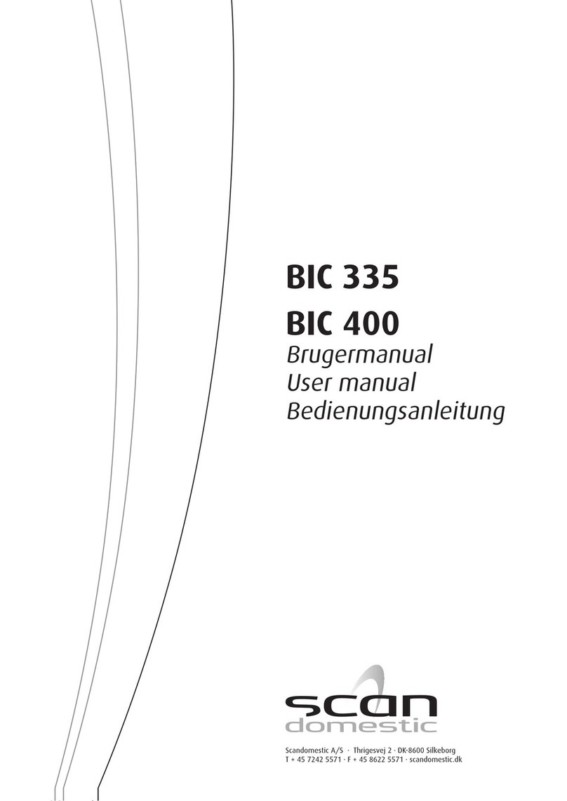 Scandomestic BIC 335 User manual