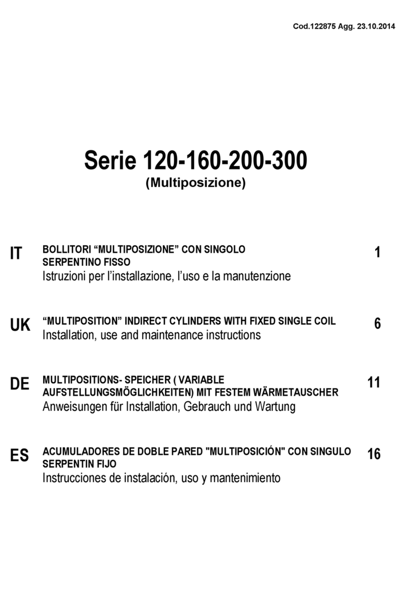 STYLEBOILER GMS 120 Installation, use and maintenance instructions STYLEBOILER GMS 120 Installation, use and maintenance instructions