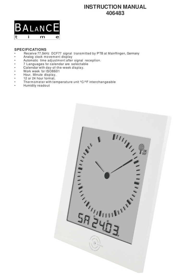 BALANCE TIME 406483 User manual