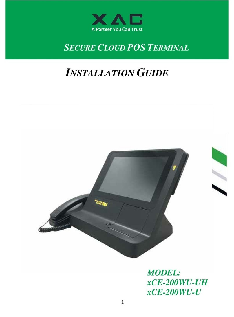 XAC xCE-200WU-UH installation guide