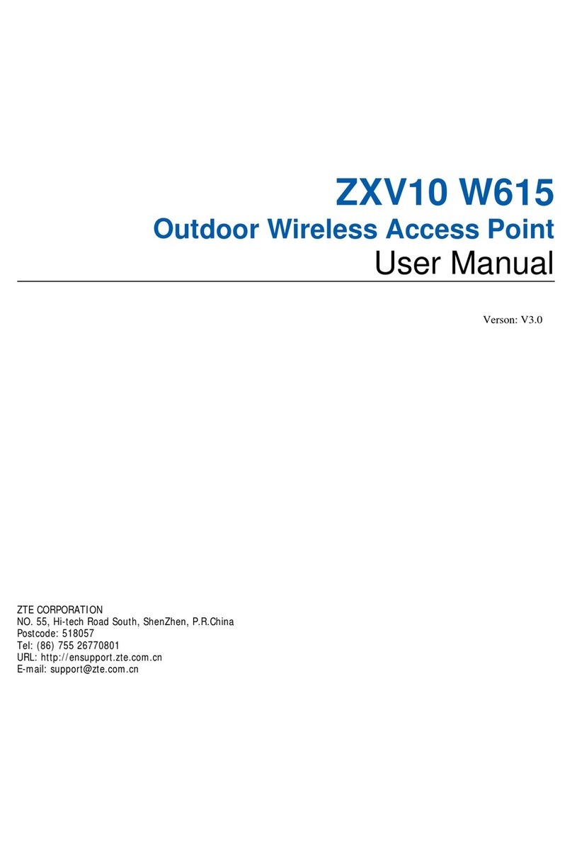 Zte ZXV10 W615 User manual