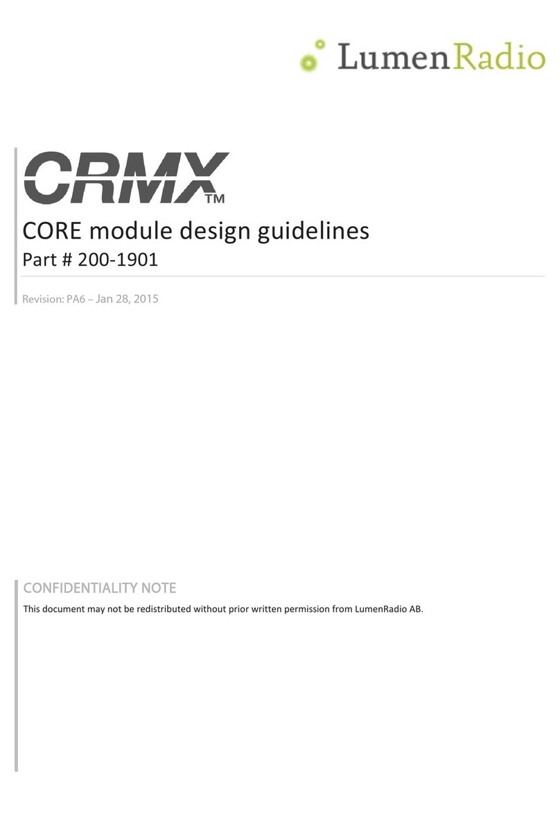 LumenRadio CRMX 200-1901 Guidelines