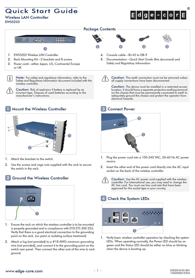 Edge-Core EWS5203 User manual