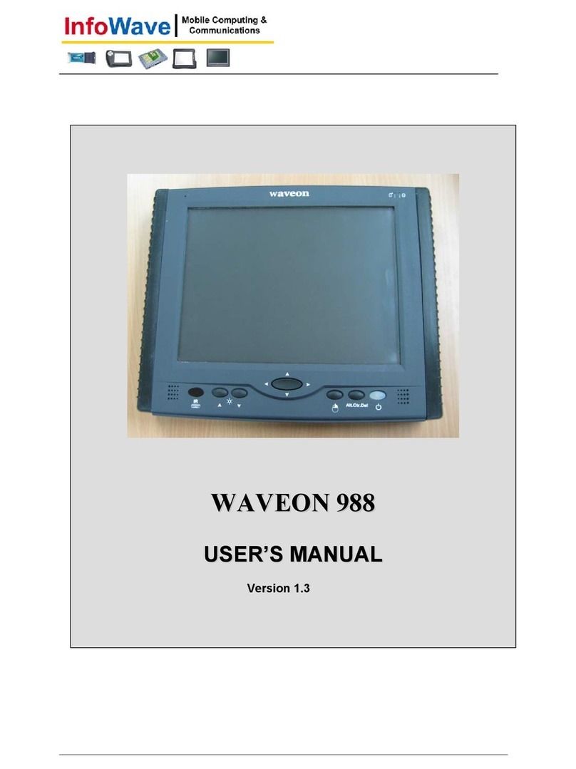 infowave WAVEON 988 User manual