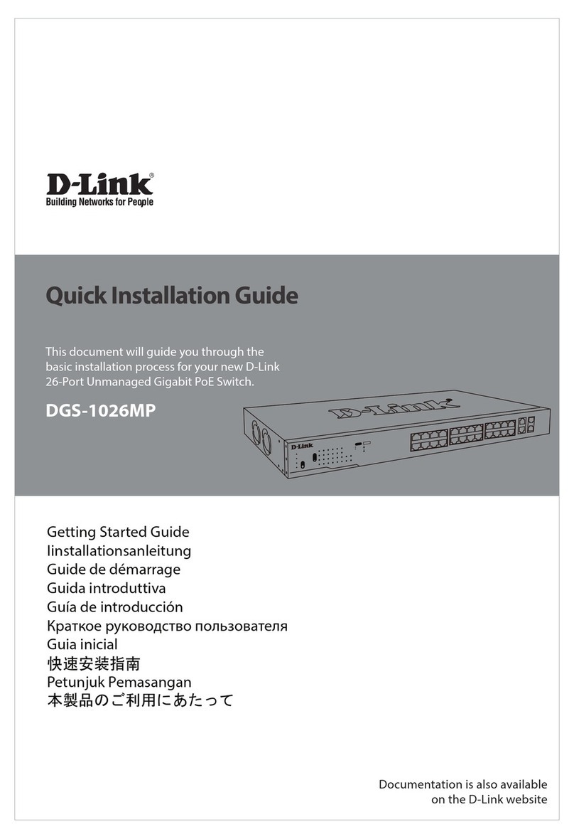 D-Link DGS-1026MP User manual