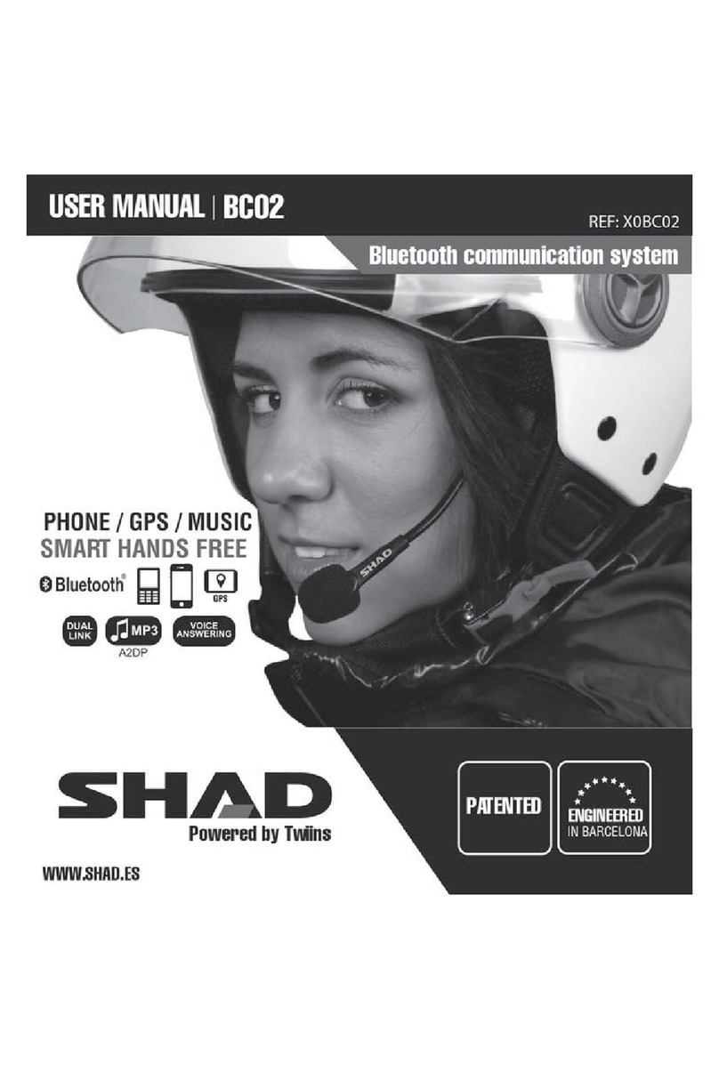 Shad BC02 user manual