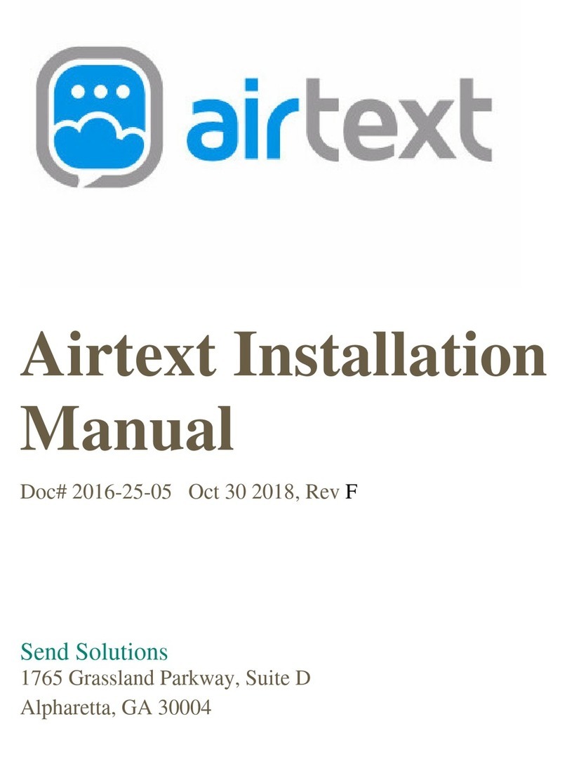 Send Solutions AirText installation manual