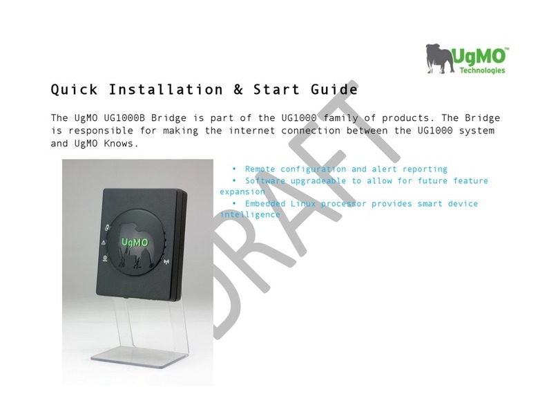 UGMO UG1000 series Installation manual