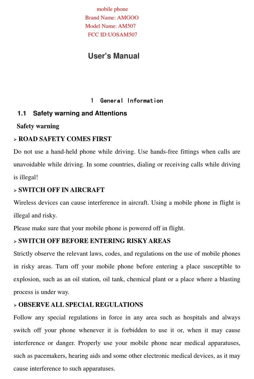 AMGOO AM507 User manual