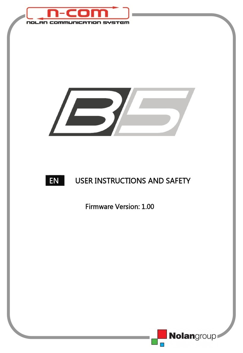 N-Com B5 Instruction Manual