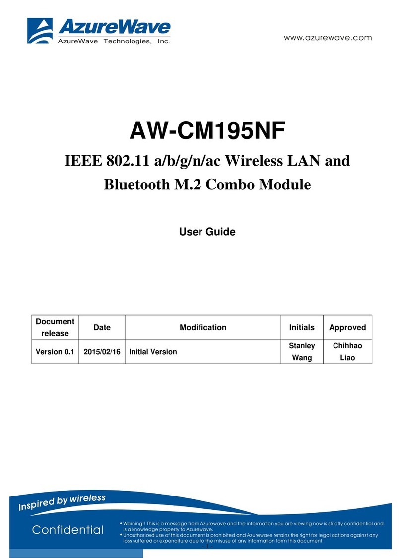 AzureWave AW-CM195NF User manual