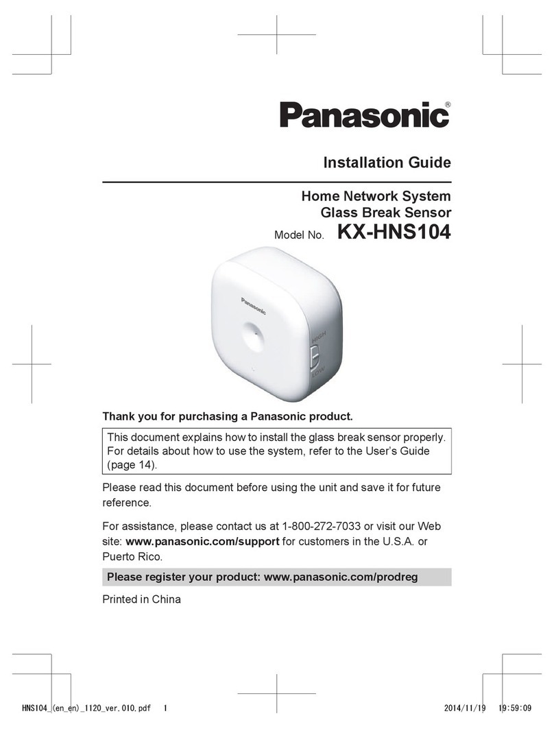 Panasonic KX-HNS104 installation guide