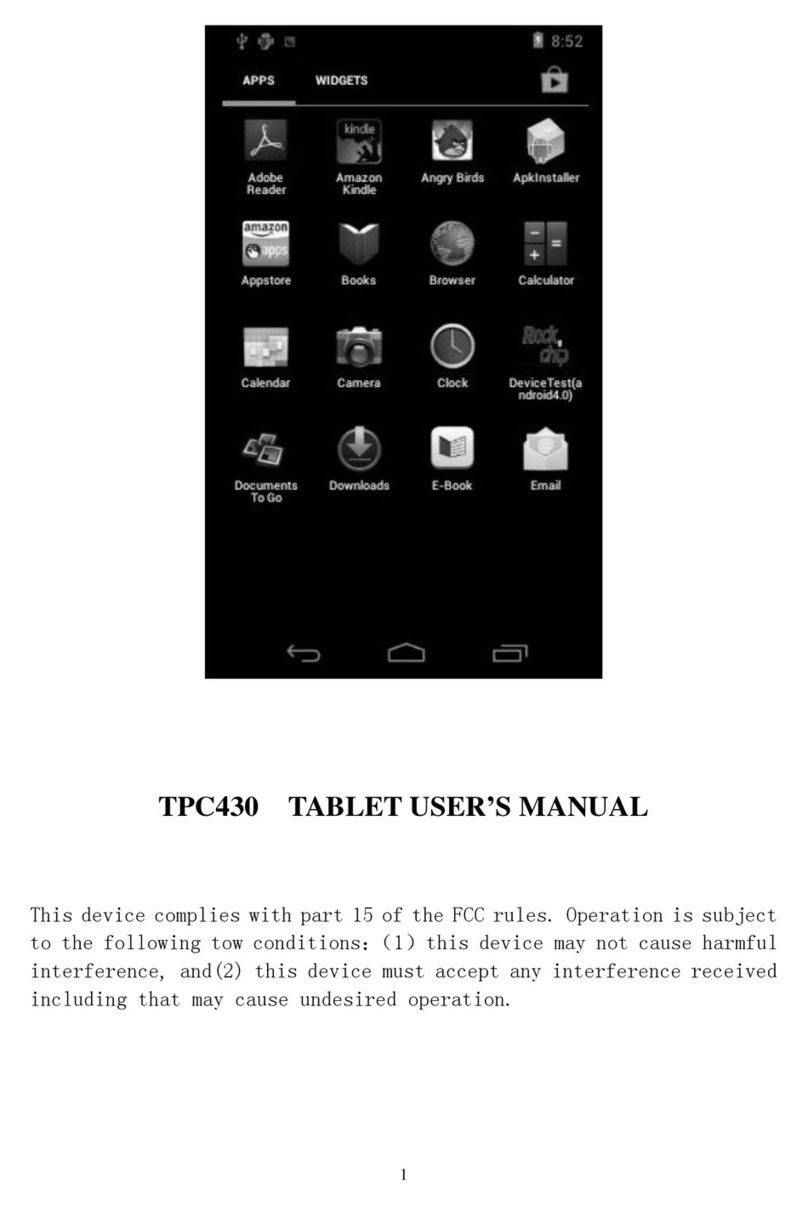 MobiNote TPC430 user manual