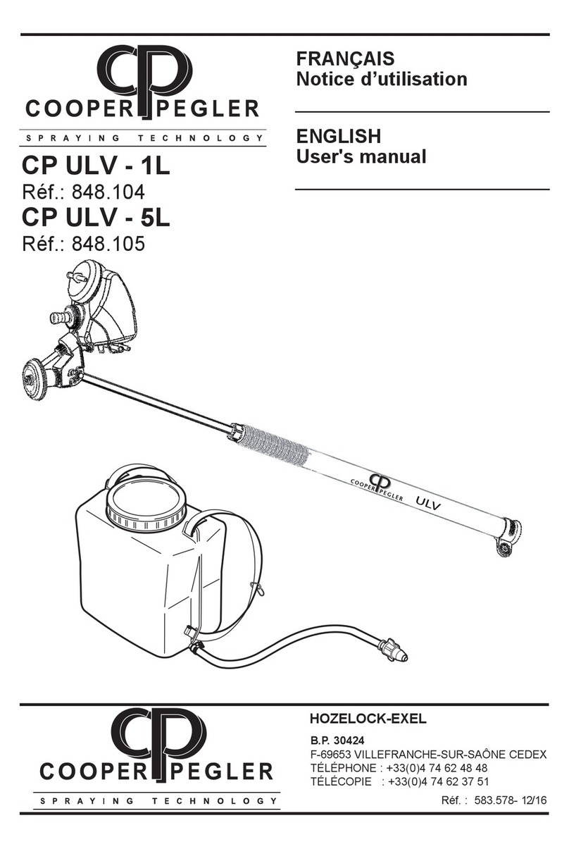 Cooper Pegler CP ULV-1L User manual