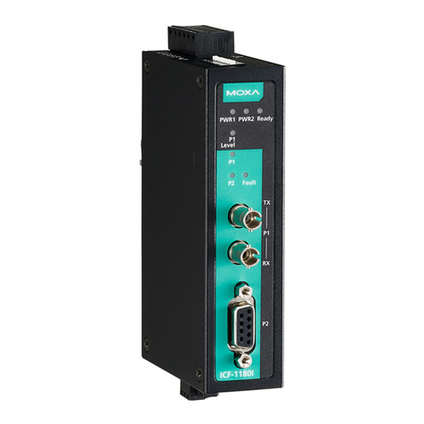 Moxa Technologies ICF-1180I Series User manual
