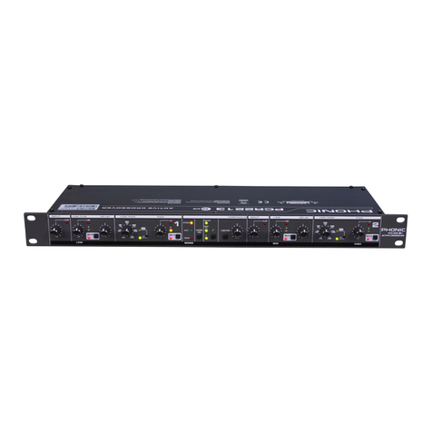 Phonic PCR2213 Plus user manual