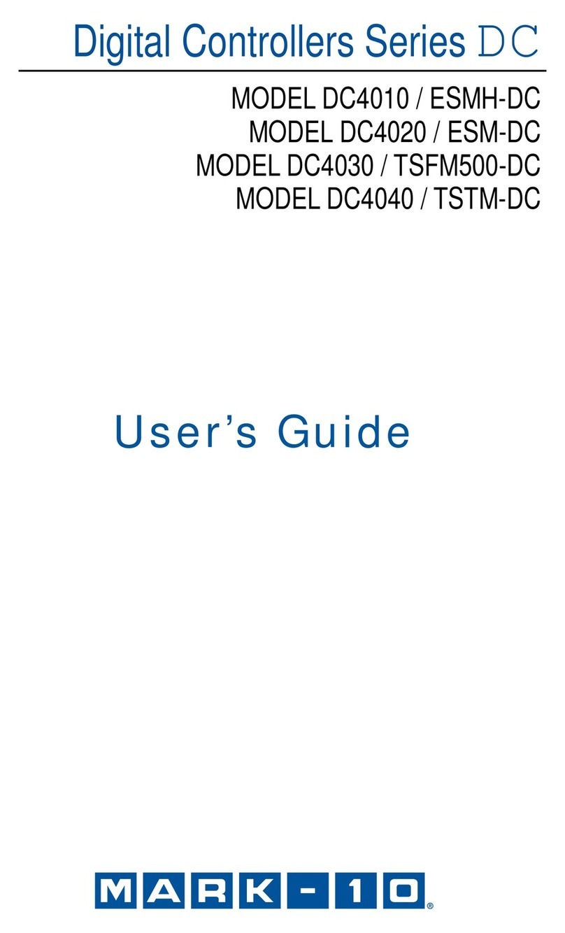 Mark-10 DC Series user guide Mark-10 DC Series user guide