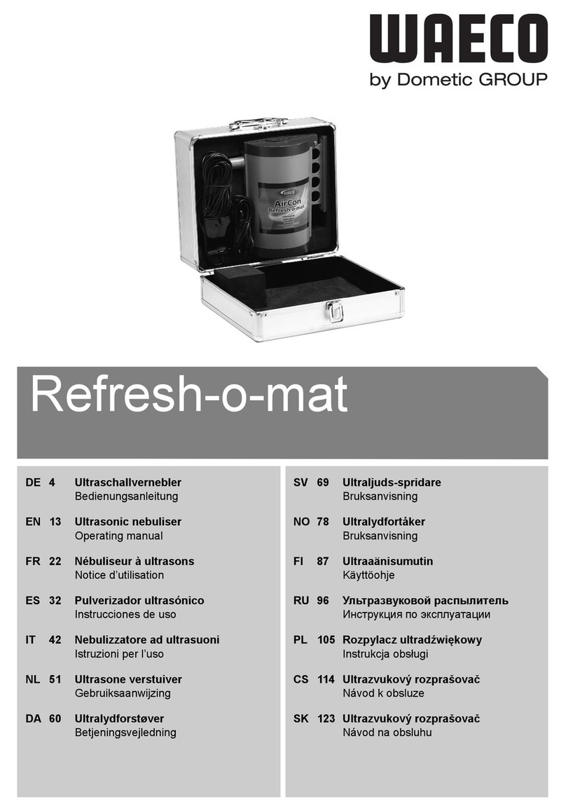 Waeco Refresh-o-mat operating manual