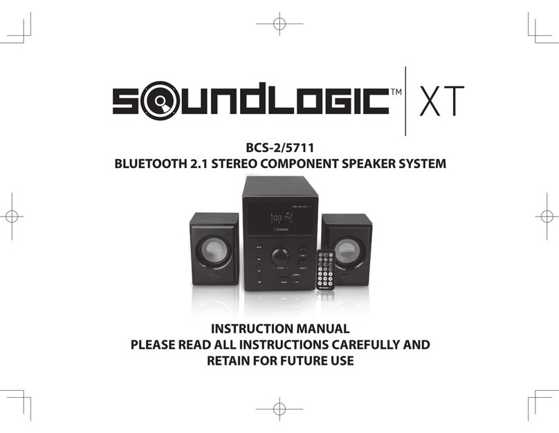 SoundLogic XT BCS-2/5711 instruction manual