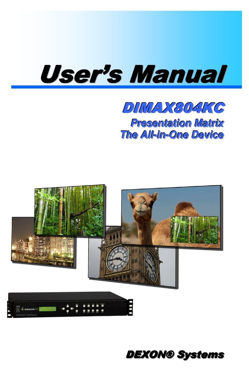 Dexon DIMAX804KC User manual