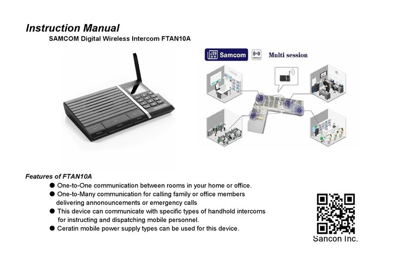 SAMCOM FTAN10A User manual