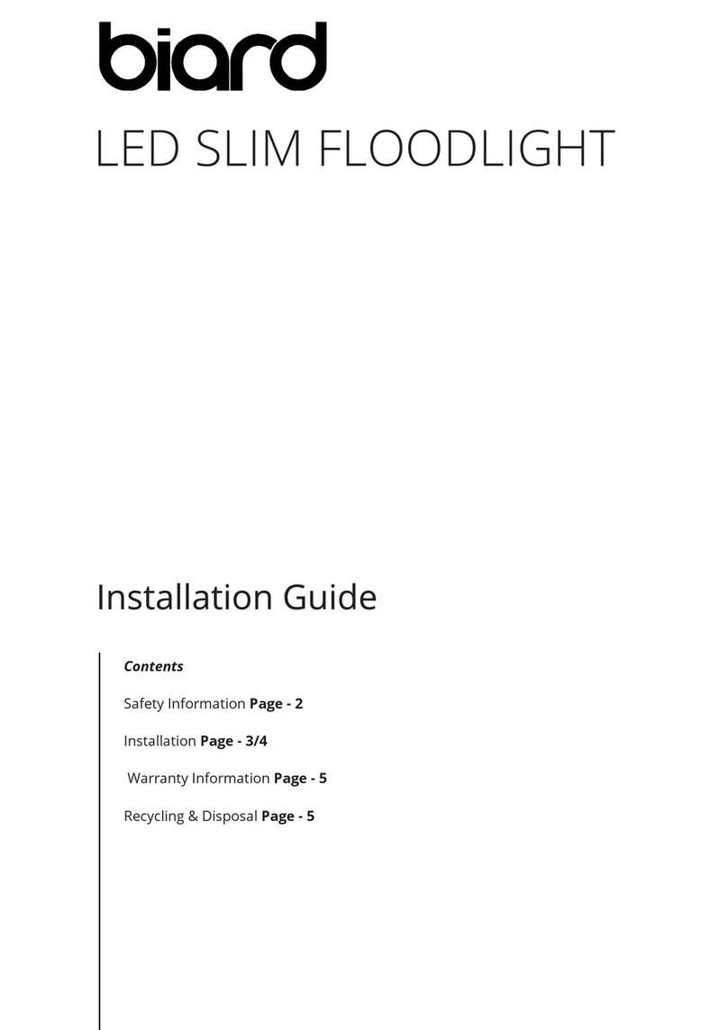 Biard BLFL10 installation guide