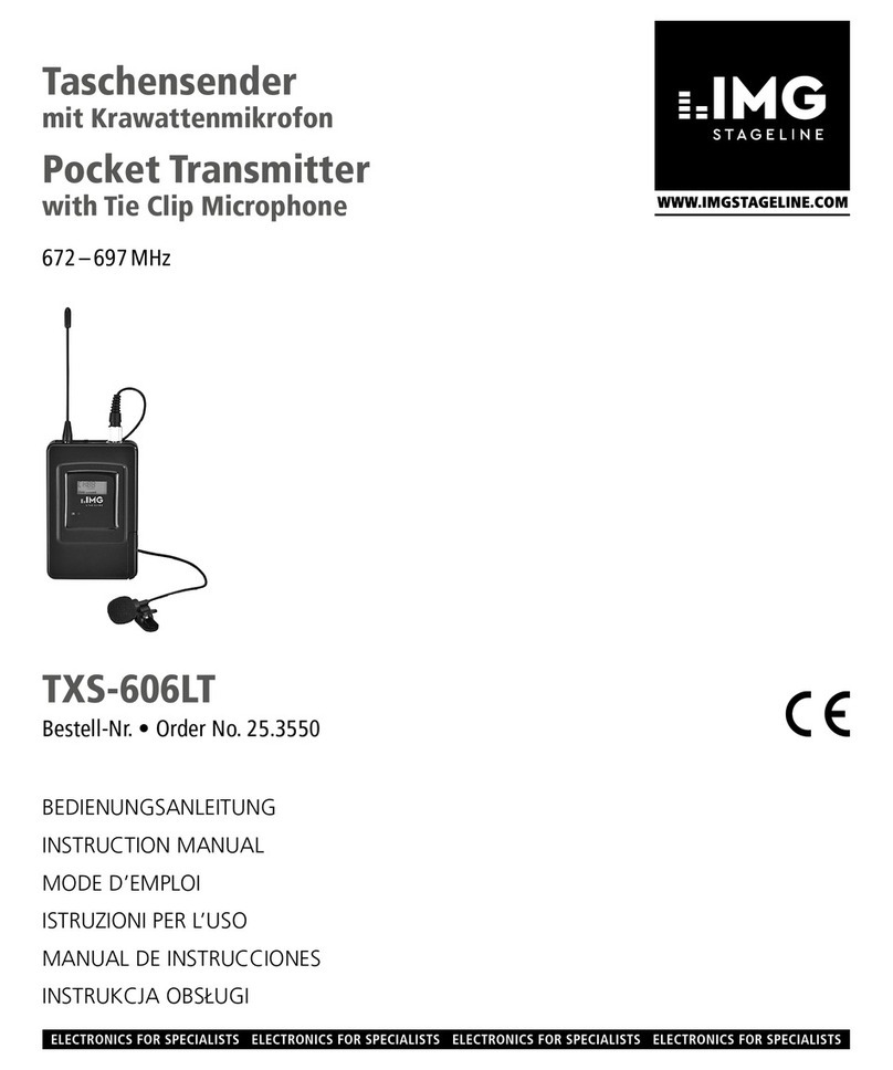 IMG STAGE LINE TXS-606LT instruction manual