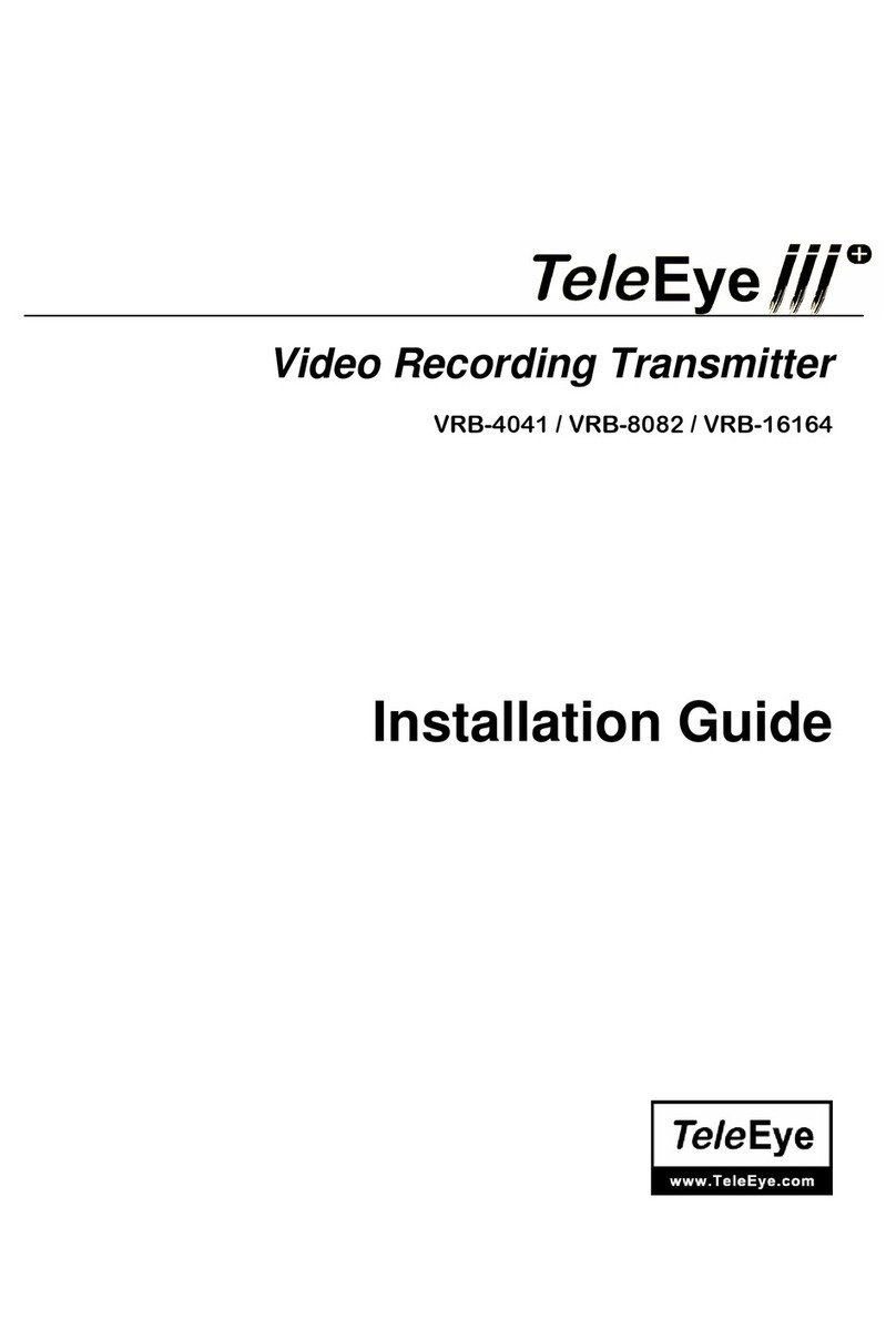 TeleEye III+ installation guide